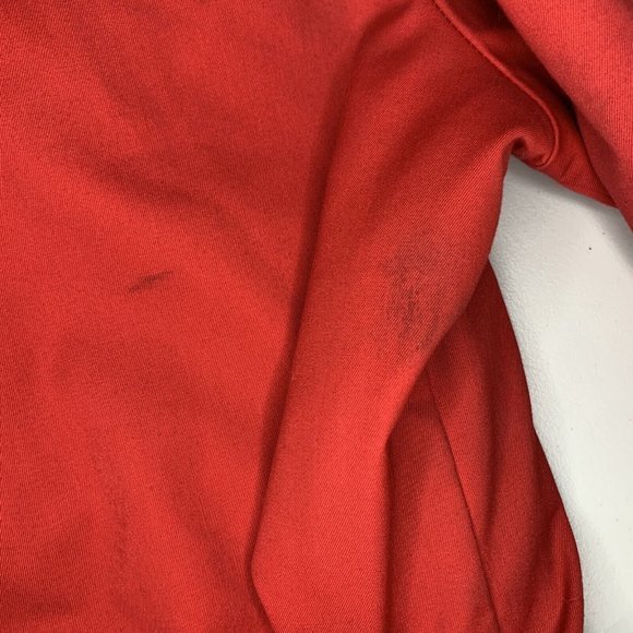 Cintas Work Jacket Emery Worldwide Starbase Uniform‎ Large Removable Liner Red - Picture 9 of 12